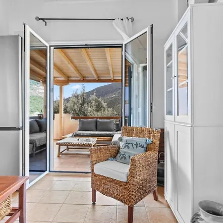 Giancarlo - Lovely With Stone And Wood Elements In Bay Villa Sivota