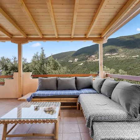 Villa Giancarlo - Lovely With Stone And Wood Elements In Sivota Bay