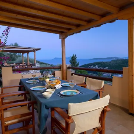 Villa Giancarlo - Lovely With Stone And Wood Elements In Sivota Bay Mikros Gialos